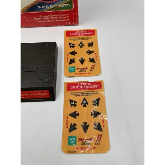 Advanced Dungeons & Dragons (Intellivision, 1983) Complete In Box - Fast Ship! - Picture 6 of 9